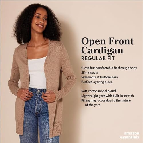 Women's Open-Front Cardigan Sweater - Image 8
