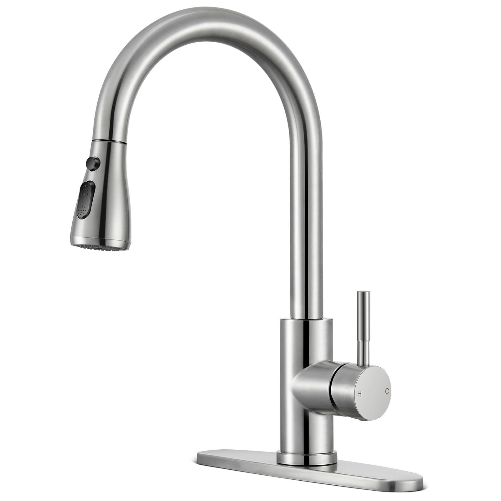 Kitchen Faucets with Pull Down Sprayer