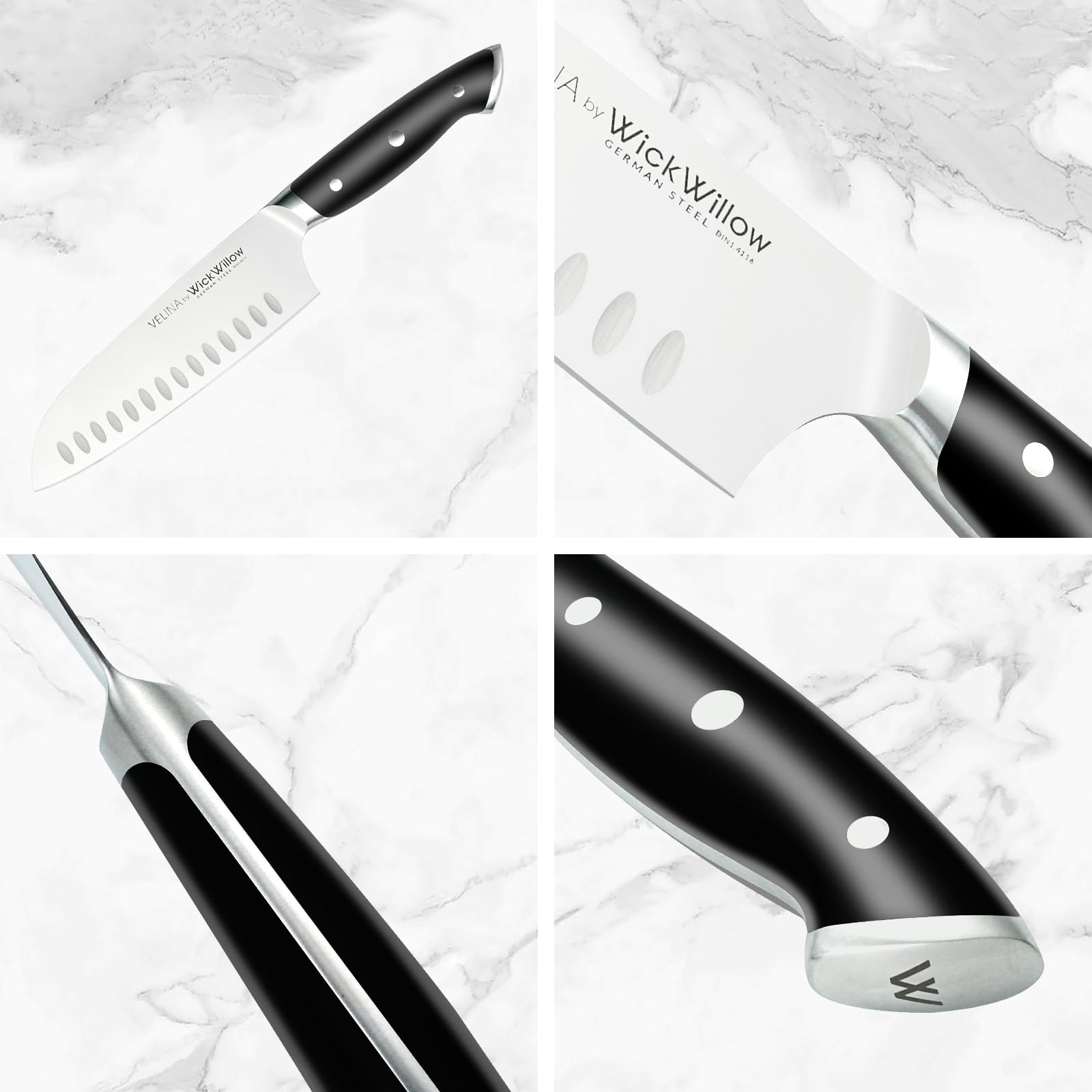 7 Inch Santoku Knife - Image 3