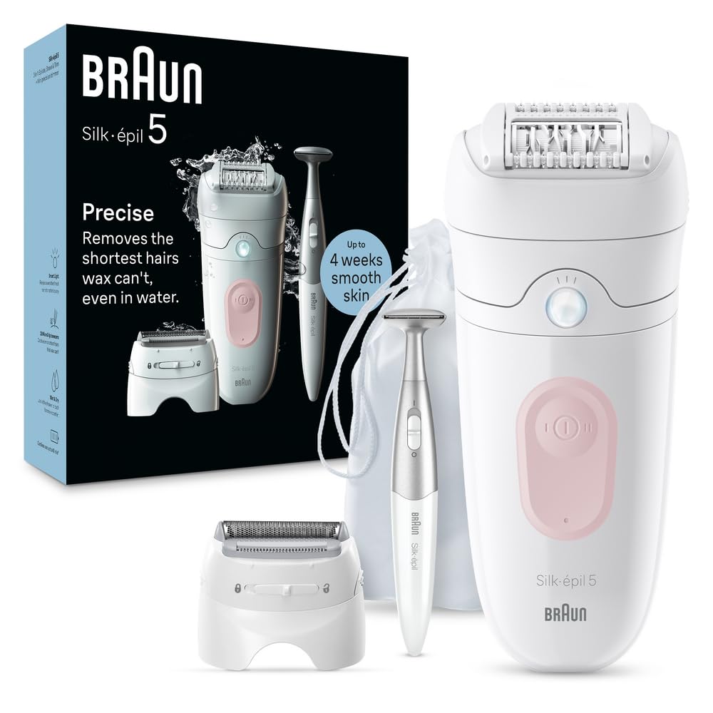 Silk Epilator, Wet & Dry, Lasting Smooth Skin