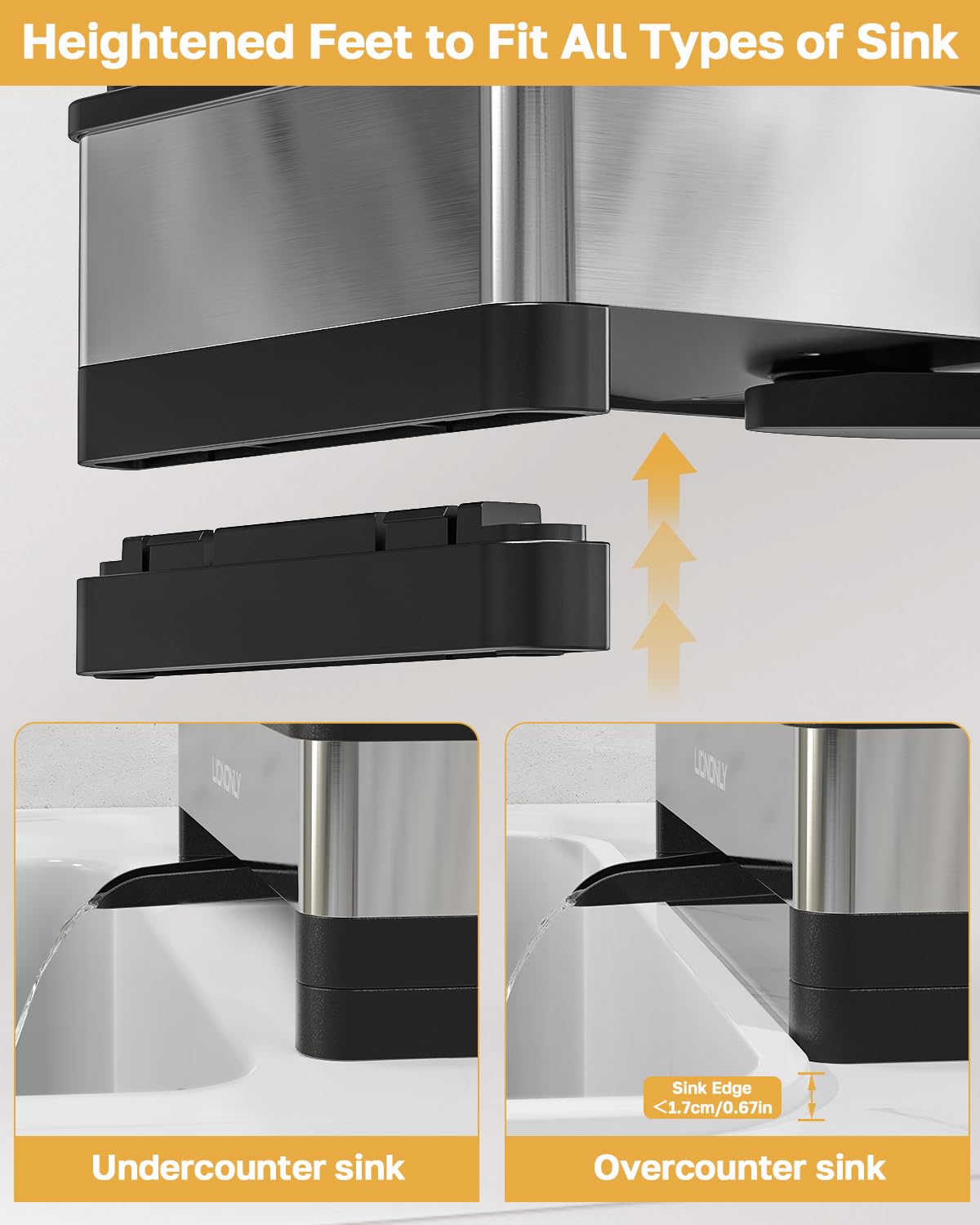 Sponge Holder for Kitchen Sink - Image 4