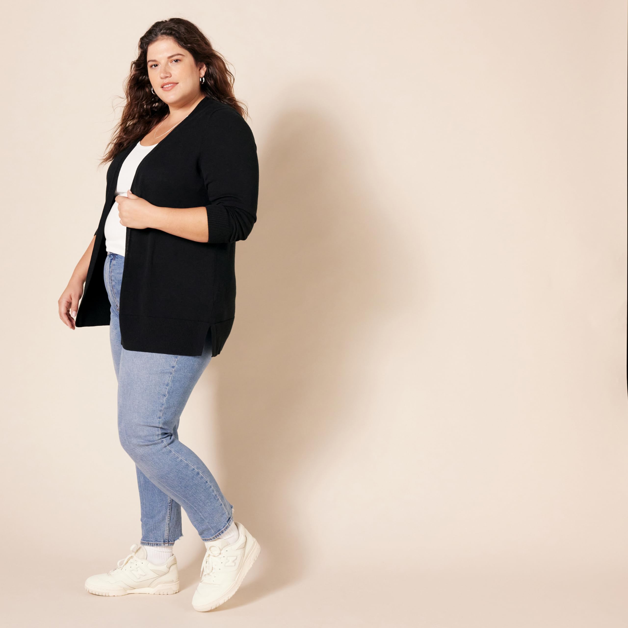 Women's Open-Front Cardigan Sweater - Image 2