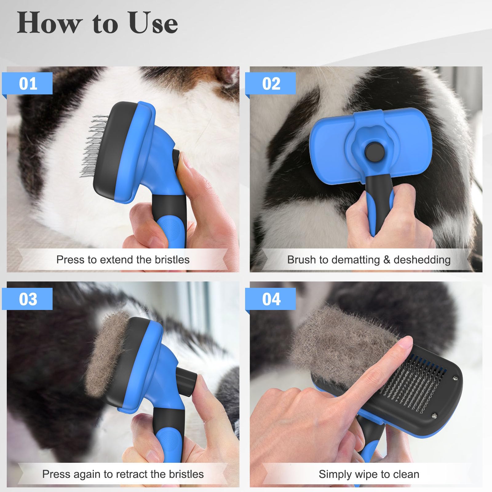 Self Cleaning Slicker Brush - Image 2