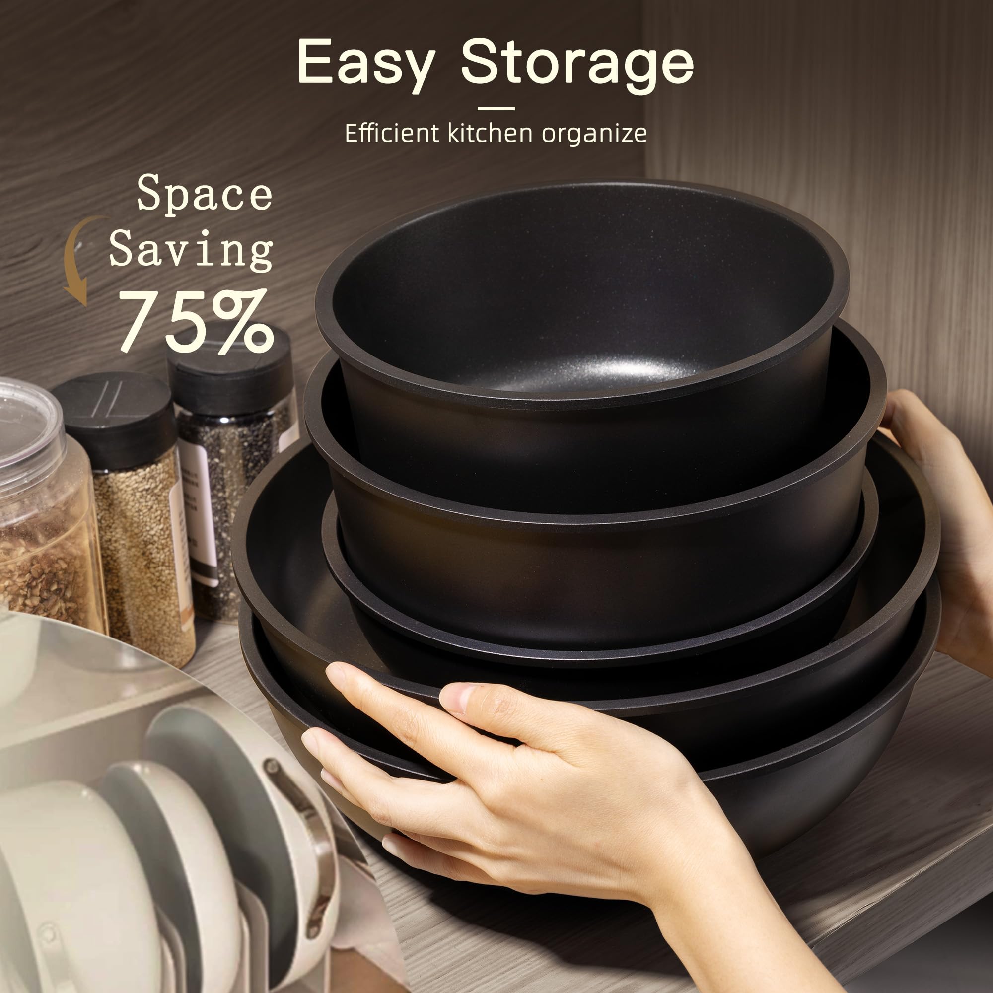 Pots and Pans Set Non Stick - Image 4