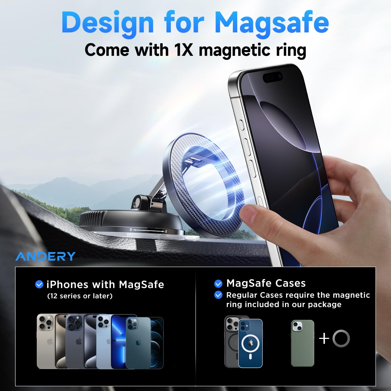 Car Phone Holder for Magsafe - Image 3