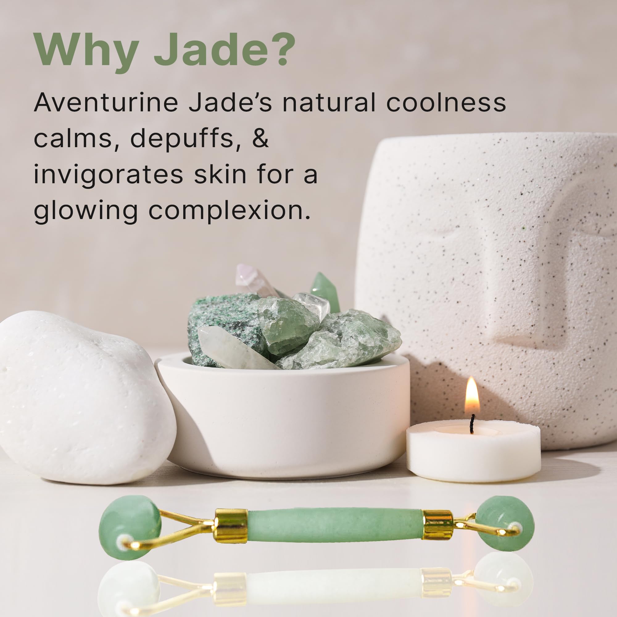 Jade Roller for Face - Image 4