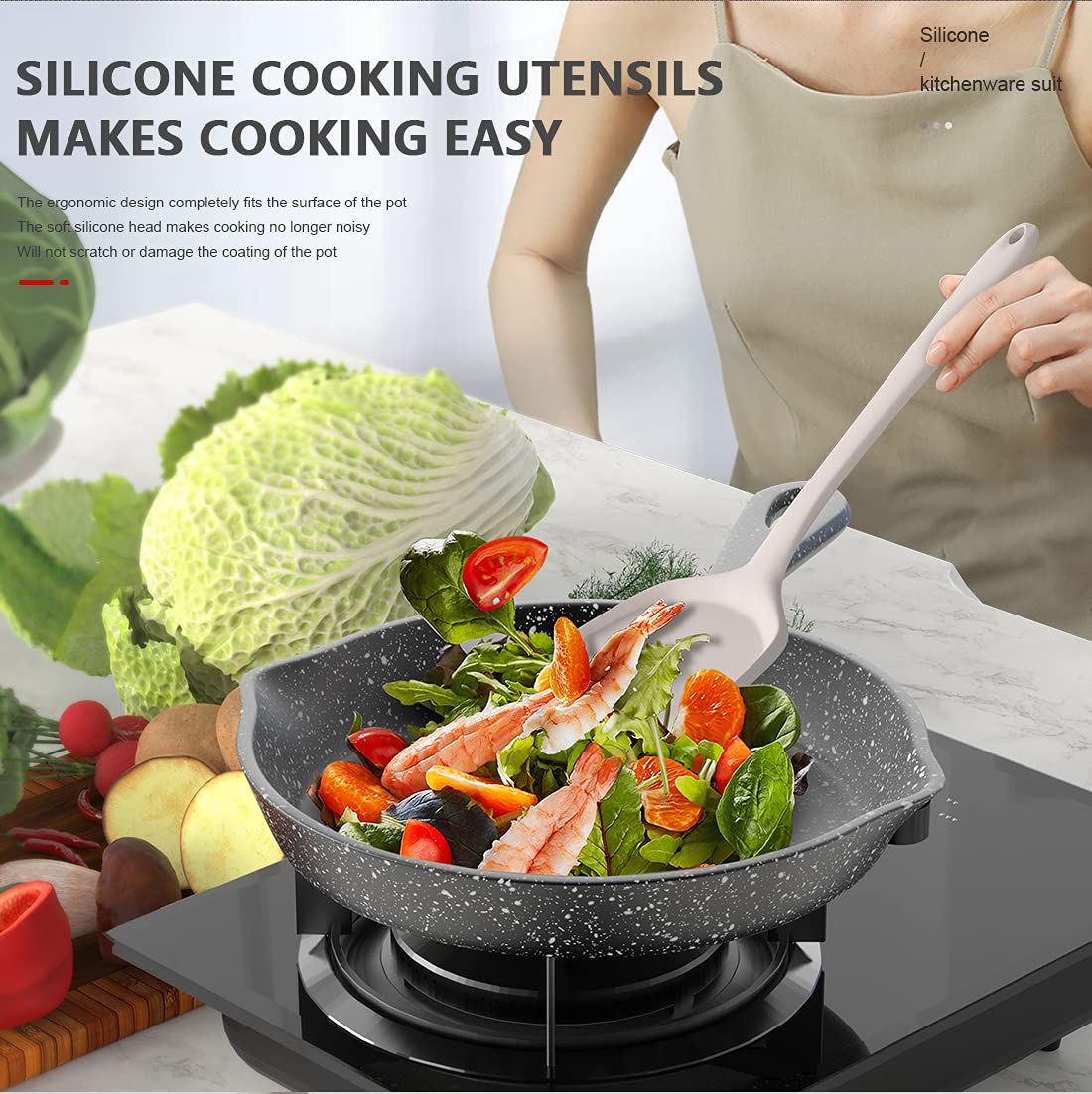 Silicone Cooking Utensils Set - Image 4