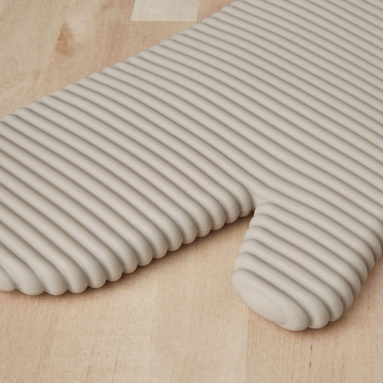 Ribbed Soft Silicone Oven Mitt Set - Image 2