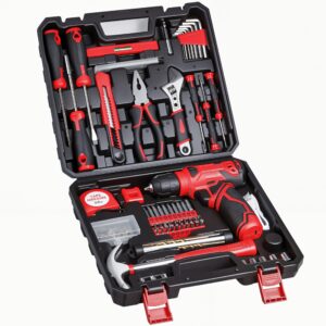 Tool Set - Tool Kit with 8V Cordless Drill