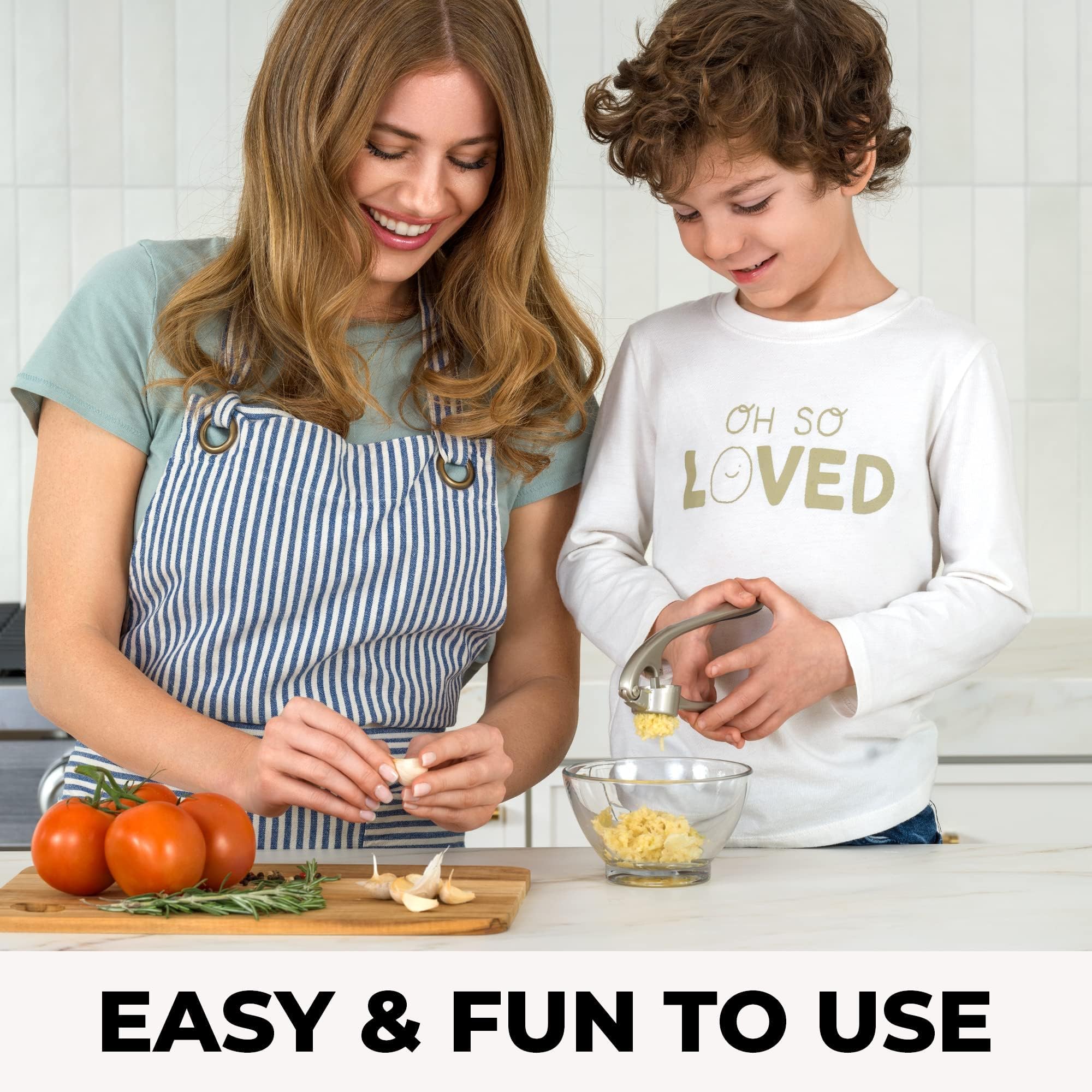 Kitchen Premium Garlic Press Set - Image 4