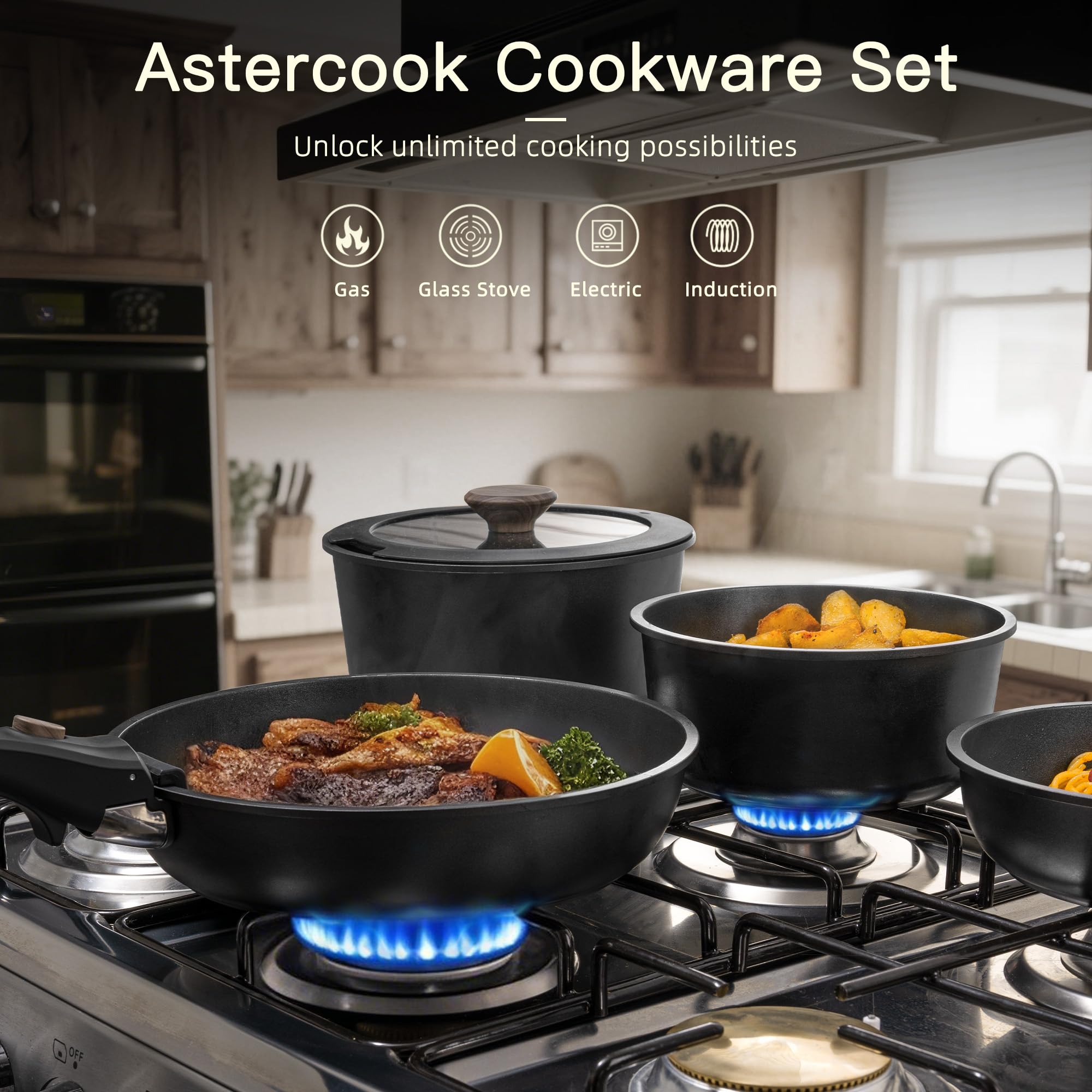 Pots and Pans Set Non Stick - Image 9